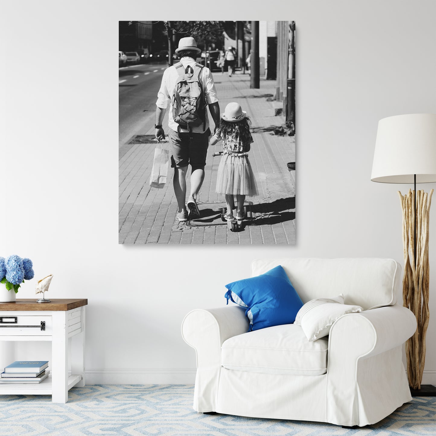 Photo canvas print Framed canvas