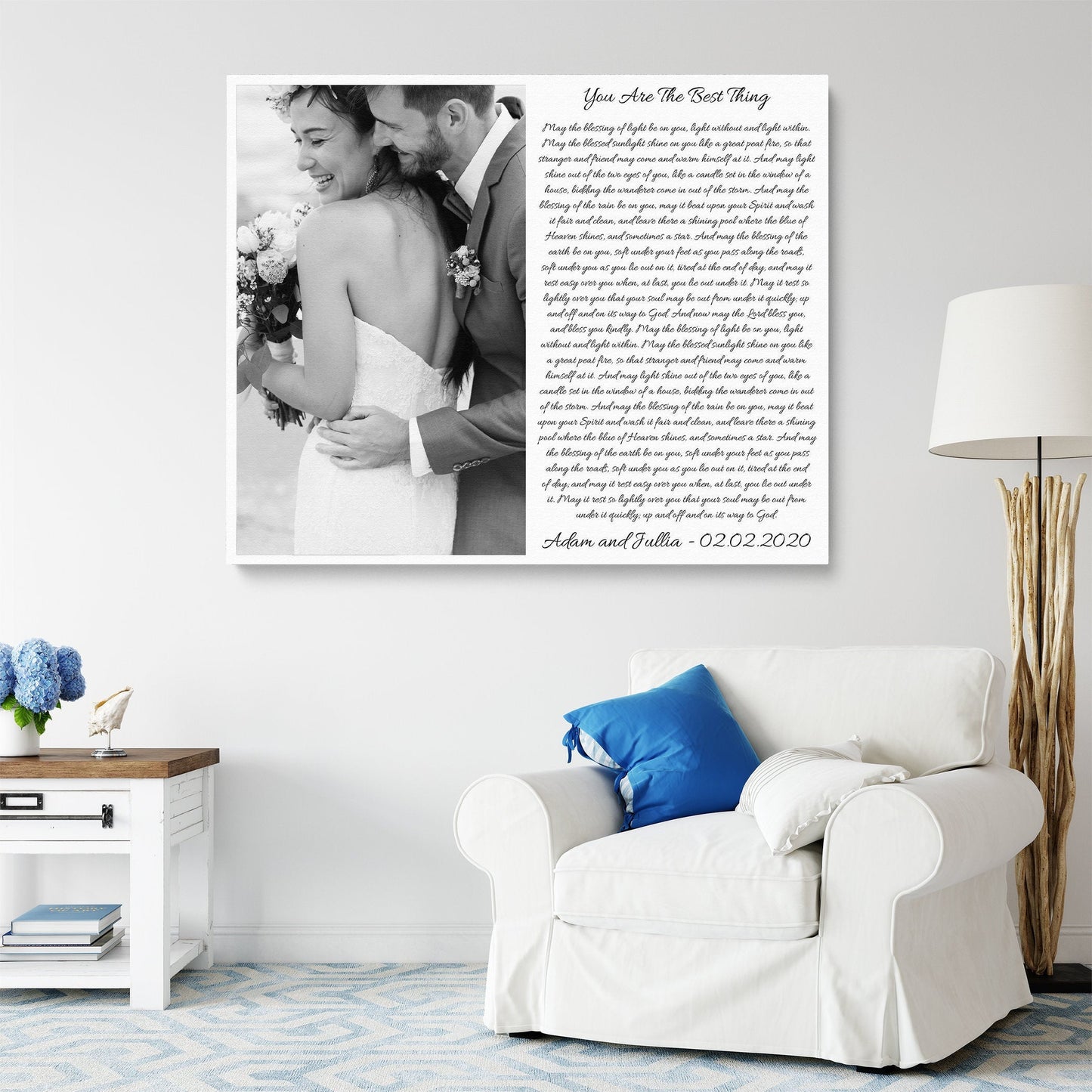 Song lyric canvas print, photo and lyrics canvas, song canvas print, personalized canvas print, wedding song lyrics canvas, custom lyric art