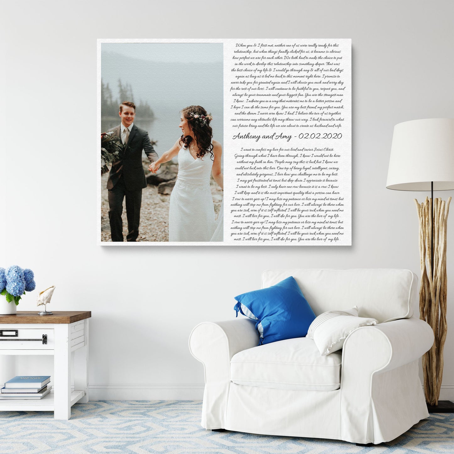 First dance picture canvas