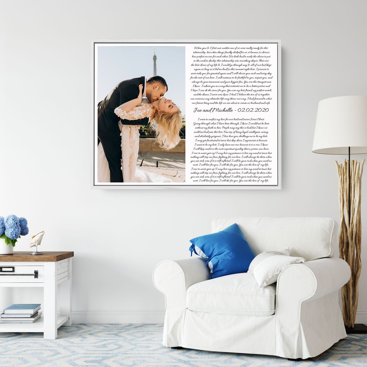 First dance picture canvas