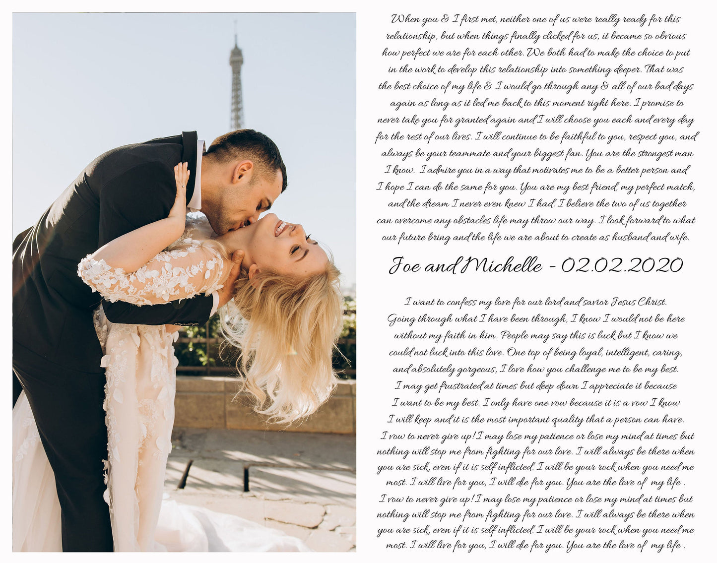 First dance picture canvas