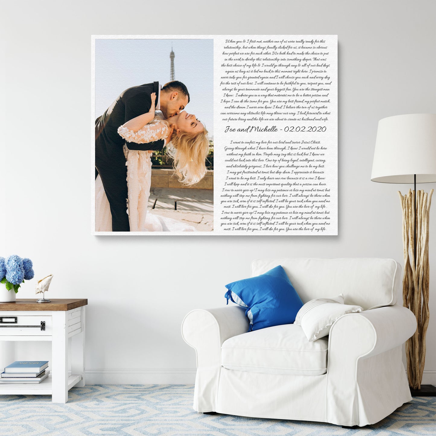 First dance picture canvas