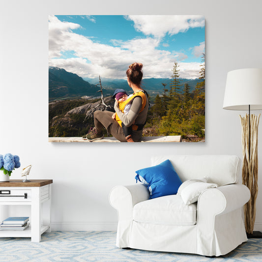 Picture to canvas, Photo canvas print,  Personal photo on canvas, Framed canvas